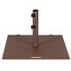 thumbnail image 1 of Base para sombrilla Costway 22,5 kg Cuadrada 60 cm con adaptadores de 4 cm y 5 cm 2 pomos de apriete 2 ruedas, 1 of 10