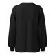 thumbnail image 3 of Gibobby Sueter para mujer Suéter de punto a rayas arcoíris para mujer chaqueta delgada abrigo casual suelto(Negro,XG), 3 of 5