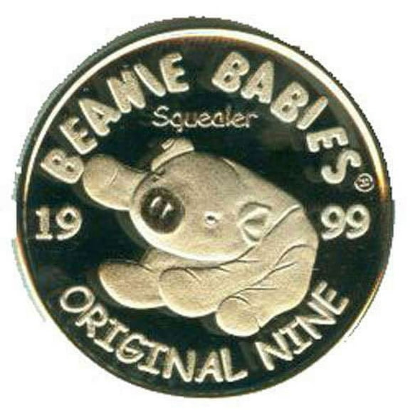 Beanie Babies Squealer Silver Coin (No Packaging)