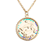 thumbnail image 1 of Collar para Mujer de Horóscopo LuckyLy, Acero Inoxidable con Baño de Oro 18k y Dije de Signo Zodiacal, Modelo Astra dorado UNITALLA, 1 of 8