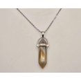 thumbnail image 5 of Elegant Silver Wire Wrapped Amazonite Agate Point Necklace - A Stylish Gift for Her, 5 of 7
