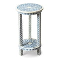 thumbnail image 1 of Butler Specialty Amanda Bone Inlay Accent Table In Blue, 1 of 3