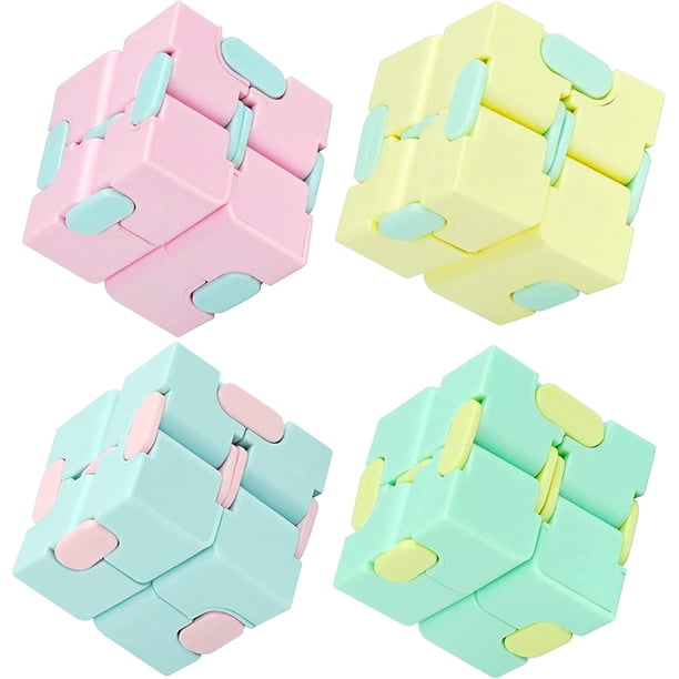 Infinity Cube Fidget Toy, juego para aliviar el estrés para niños y adultos, mini gadget único y lindo para aliviar la ansiedad y matar el tiempo Rojo Verde Cocina, Decoración y Otros