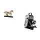 thumbnail image 5 of Figura de caballo Escultura en miniatura Adorno de resina coleccionable Estatua de animal Estatua de cámara Modelo Figura coleccionable Obra de arte r, 5 of 8