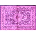 thumbnail image 1 of Ahgly Company Indoor Rectangle Medallion Pink Traditional Area Rugs, 8' x 10', 1 of 4