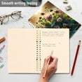 thumbnail image 5 of Boho Wildflowers Herbs Floral Ring Binder Notebook Journey Note Diary College Ruled Spiral Notebook Study Loose Leaf Paper A5 60 Pages, 5 of 8