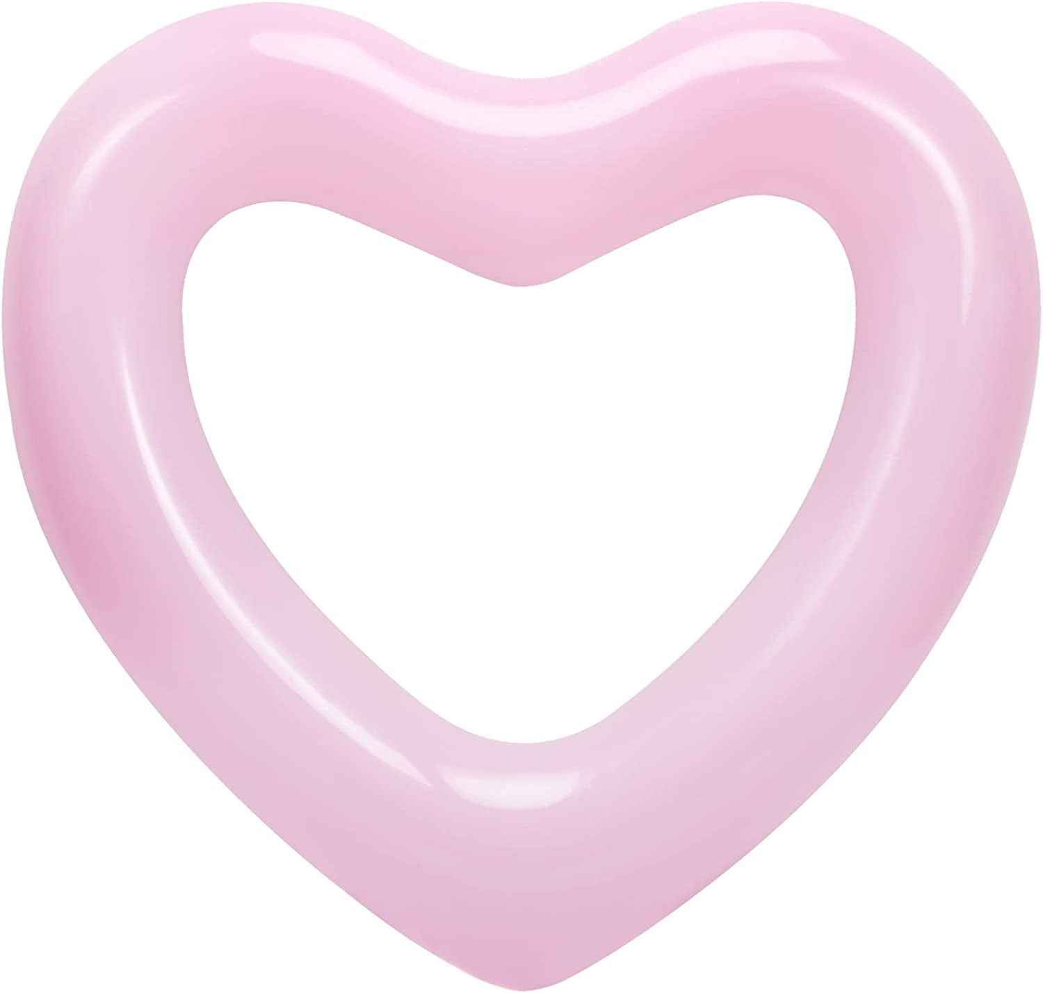 HeySplash Inflatable Pool Float, PlusSize Adult Heart Shaped Summer