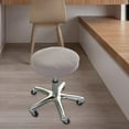 thumbnail image 1 of Round Bar Stool Cover, Soft Elastic Seat Cushion Washable Bar Stool Cushion, Bar Light Grey, 1 of 10
