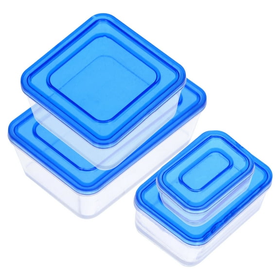 ETHZZLE 4Pcs Miniature Lunch Case for Dollhouse Accessories in Home Decor and Storage