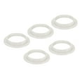 thumbnail image 1 of Anillos de portalámparas E26 Uxcell para lámparas, soporte de pantalla, adaptador para accesorios de luz, blanco, paquete de 5, 1 of 6