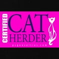 thumbnail image 2 of CafePress - Cat Herder 2 Fusia Web Maternity T Shirt - Maternity Dark T-Shirt, 2 of 3