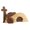 B, variant on He is Risen Wood Easter Decor,Easter Decorations for Home - Empty Tomb Religious Resurrection Set Decoration for Table, Desk, Home