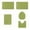 Green, variant on CuiLiyq Green Bathroom Rug Set 5 Piece, Soft Memory Foam Bath Mat Non Slip, Machine Wash Bath Rug Set Water Absorbent for Bathroom Toilet, 1 Toilet Cover, 1 U Shape Rug, 3 Bath Mats (Green)
