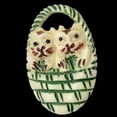 thumbnail image 2 of Twin Carved Kitty Cats in a Basket Waterbuffalo Bone Bead | 31x21x4mm |, 2 of 5