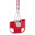 thumbnail image 4 of Machrus Swingan High Back, Full Bucket Toddler & Baby Swing with Vinyl Coated Chain - Fully Assembled - Red, 4 of 6