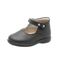 thumbnail image 4 of Bota Escolar Para Niña Dogi® Piel Negro Plantilla Con Arco negro 12, 4 of 6