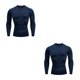 thumbnail image 1 of Minnieouse Ropa interior térmica para hombre, medias de secado rápido, para correr en invierno, capas base cálidas, ropa deportiva de manga azul marino, XXL 2piezas, 1 of 6