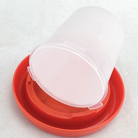 Soimiss Chicken Feeder And Waterer Automatic Poultry Waterer Plastic 1Set
