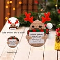 thumbnail image 2 of Peniguingy Christmas Crochet Potato, Positive Crochet Animals with Message, Handmade Gifts with Antlers and Plaid Scarf, Funny Xmas Decorations (Christmas Potato), 2 of 6