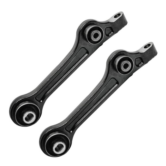 Detroit Axle - RWD Front Lower Rearward Control Arms with Ball Joints for 2011-2019 300 Dodge Charger Challenger, 2 Front Control Arms and Ball Joints Assembly, Replacement Front Pair Set