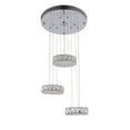thumbnail image 6 of Design Living D16'' Three Light Hanging Pendant LED Chandelier with Chrome Hardware, 6 of 6