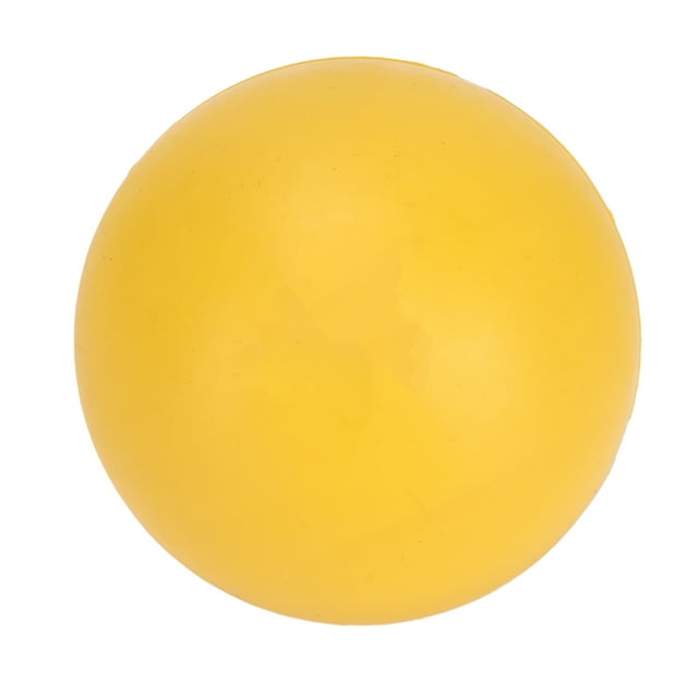 Pelota de entrenamiento para perros, de goma sólida, de alta elasticidad, antitóxicos, flotante, para masticar agresivamente, color amarillo