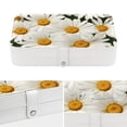 thumbnail image 4 of Daisy Earring Organizer Jewelry Box Necklace Organizer PU Leather with Removable Compartment Portable, 4 of 6