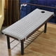 thumbnail image 3 of Mesa de masaje de 2 piezas con cubierta de orificio facial y sábanas de poliéster Gris + blanco, 3 of 9