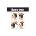 thumbnail image 4 of Curly Hair Bun Messy Synthetic Chignon Hairpiece Hair Bun Extensions 4T12# Darkest Brown To Brown Auburn, 4 of 5