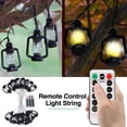 thumbnail image 2 of Light String Vintage Kerosene Lamp Shape LED Light Remote Control Waterproof Halloween Christmas Atmosphere Light Home Party Deco, 2 of 10