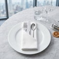 thumbnail image 4 of REGALWOVEN 12 Pack Cloth Napkins, Washable and Reusable Table Dinner Napkins for Restaurant, Weddings, Events, and Parties White 17x17inch, 4 of 6