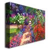 thumbnail image 2 of Trademark Art "Romantic Garden Walk" Canvas Wall Art by David Lloyd Glover, 2 of 3