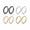 4Colors-7 Inner Diameter, variant on Turandoss 8mm Cartilage Earring Surgical Stainless Steel Hoop Men Tiny Small Huggie Earrings Helix Rook Daith Tragus Piercing Jewelry Sleeper Second Hole Earring for Women 20G Gifts for Men Him