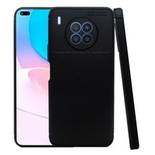 Atti Rugged Carbon Huawei Nova 8i Negro 1pz Mas Mica 9D Atti Funda de Silicon Uso Rudo