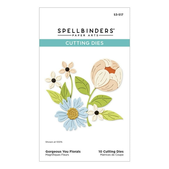 Spellbinders Etched Dies From he Gorgeous You Collection-Florals