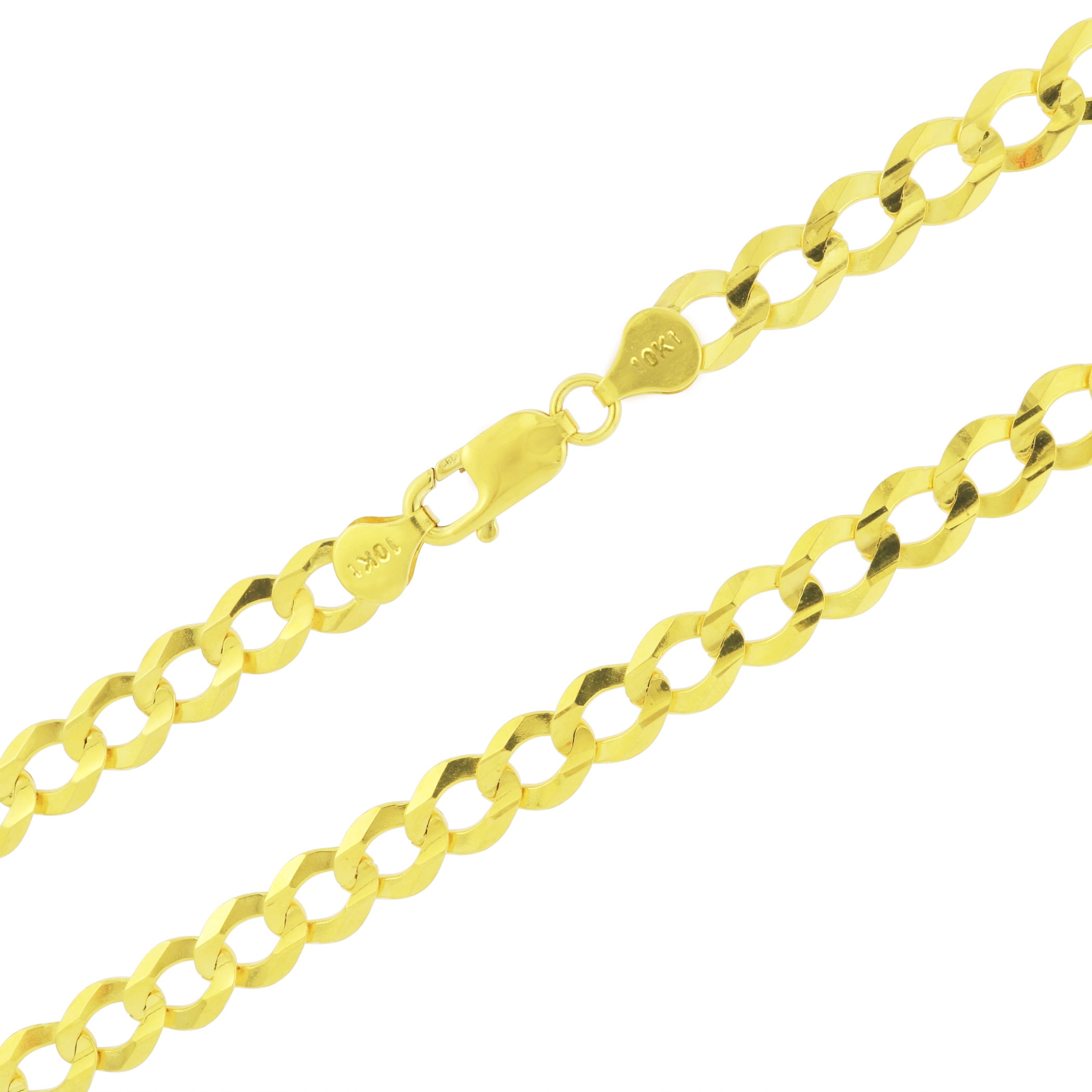 10kt SOLID YELLOW GOLD 18 inch Thin .8MM BOX Chain Lobster Lock FREE SHIPPING! 