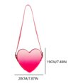 thumbnail image 2 of Bolso con forma de corazón de PU para mujer, bolso Hobo elegante, bolso de hombro a la moda, bolso bandolera estético, 2 of 9