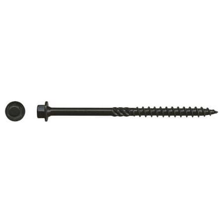 UPC: 0809486168101 | Big Timber #14 x 4 In. Black Log Structure Screw (25 Ct.) BL144-25