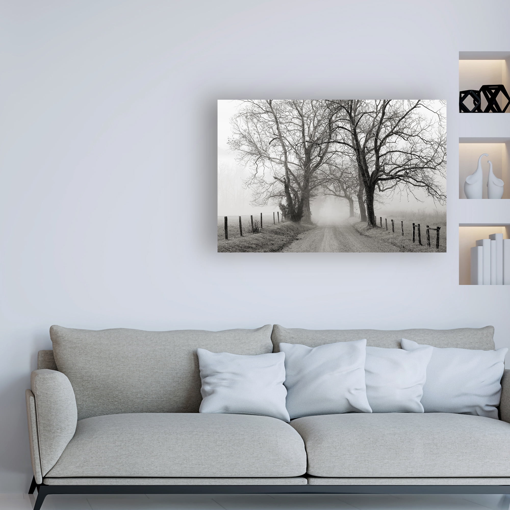 Trademark Fine Art 'Sparks Lane, Late Autumn' Canvas Art by Nicholas Bel