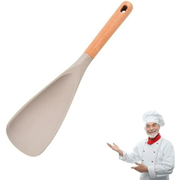 Icefavor Spoon, Icefavor Spatula, Multi Function Spatula Spoon, For Nonstick Cookware - Kitchen 3 in 1 Spoons Silicone Heat Resistant - Makes Stirring, Kitchen Cooking Utensils