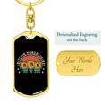 thumbnail image 3 of Bitcoin Hundredaire Stars Crypto Stainless Steel or 18k Gold Premium Swivel Dog Tag Keychain, 3 of 16