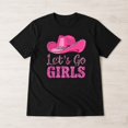 thumbnail image 5 of Western Pink Cowgirl Hat Graphic T-Shirt, Unisex Classic Fit Tee, 5 of 9