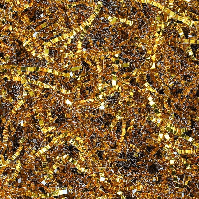 Relleno de papel arrugado TANMWZK, 0,9 kg, dorado