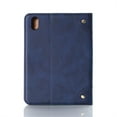 thumbnail image 4 of ELEHOLD Flip Leather Case for iPad Mini 6 Kickstand Function Card Slots Shockproof Scratch Resistant Folio Slim Leather Case,For iPad mini (6th Generation),Blue, 4 of 5
