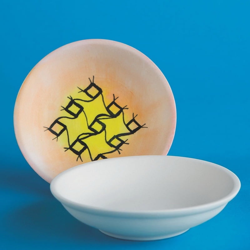 Color-Me Ceramic Bisque Mini Bowl Pk12