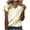 Womens Tops Short Sleeve-Yellow, variant on Homenesgenics Womens Tops under $5 Fashion Women's Summer Short Sleeve Print Short Sleeve V-Neck Blouses Pink L