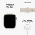 thumbnail image 6 of Apple Watch Series 8 GPS 45mm Starlight Aluminum Case with Starlight Sport Band - M/L, 6 of 9