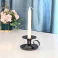 thumbnail image 5 of 2Packs Candle Holders Black Iron with Handle,Iron Taper Candle Holder Simple Candlestick Holders for Dinning,Party,Wedding, 5 of 6