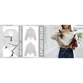 thumbnail image 6 of PUWEI Women's Casual Polka Dot Coats Lightweight High Neck Cropped Jacket with Pockets, 6 of 7