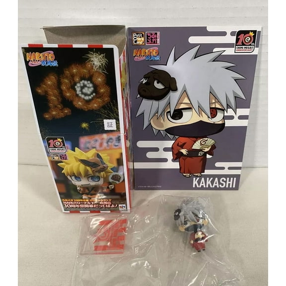 Chimi Mega Petit Chara NARUTO Shippuden 10th Anniversary Mini Figure Kakashi B